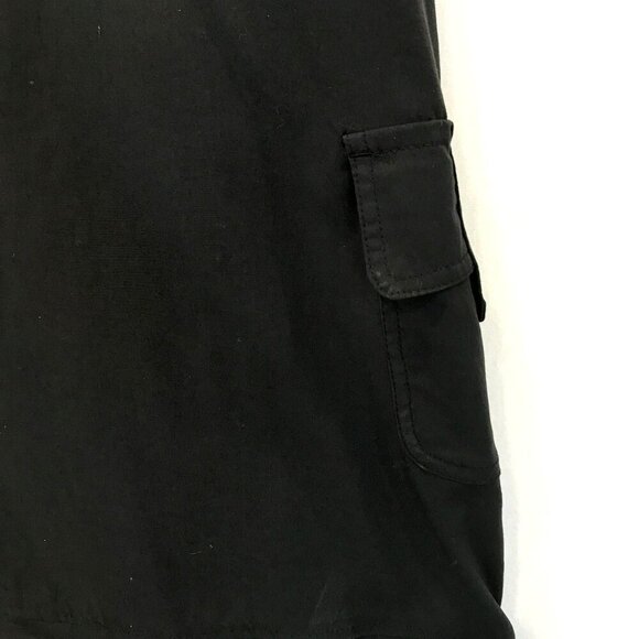 Royal Robbins Outdoor Skirt Adventure Flare Pockets Black Women's Sz 14 Active - Picture 3 of 14